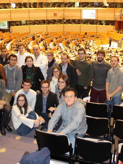 Juventudes Socialistas de España visita el Parlamento Europeo