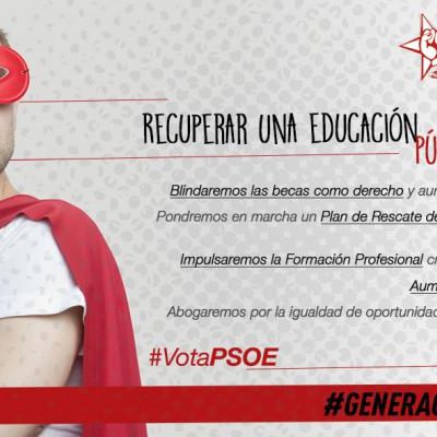 JSE: "Las y los socialistas recuperaremos la educación pública y de calidad"