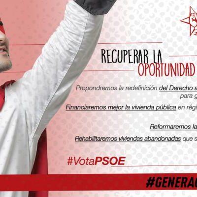 JSE: "Sólo con Pedro Sánchez las y los jóvenes recuperaremos la oportunidad de emanciparnos"