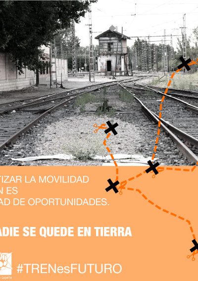 CAMPAÑA EN CONTRA DE LA SUPRESIí“N DE LíNEAS DE RENFE