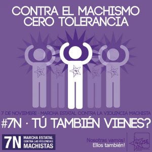 JSE se adhiere a la convocatoria de la marcha estatal contra las violencias machistas del 7N