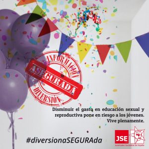 Campaña Dí­a Europeo de la Salud Sexual y Reproductiva #diversionaSEGURAda