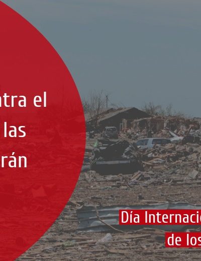 JSE reclama la implicación de toda la comunidad internacional en la reducción de los desastres naturales.