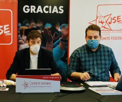 Las Juventudes Socialistas de España celebran por primera vez un Comité Federal Telemático por debido a la COVID-19.