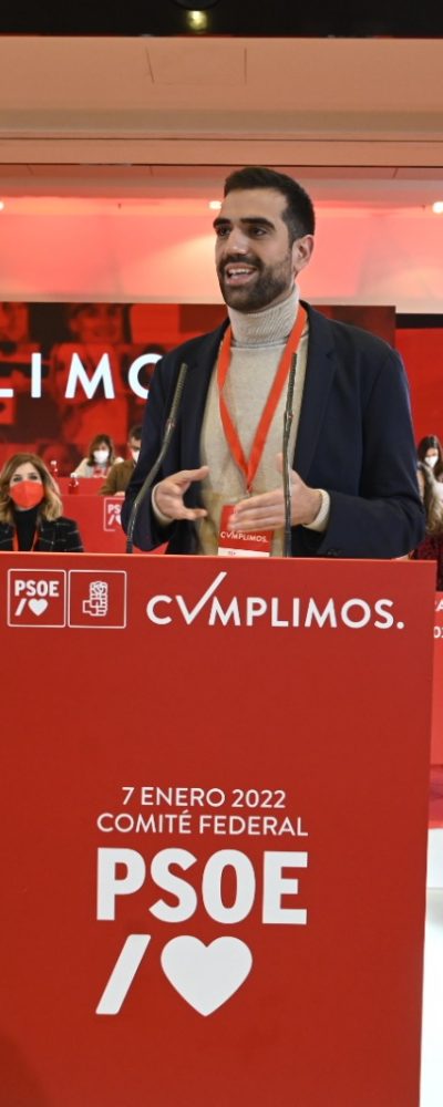 Víctor Camino reivindica llevar la política a lo cotidiano: “nuestra generación vive mejor su día a día con Pedro Sánchez”.