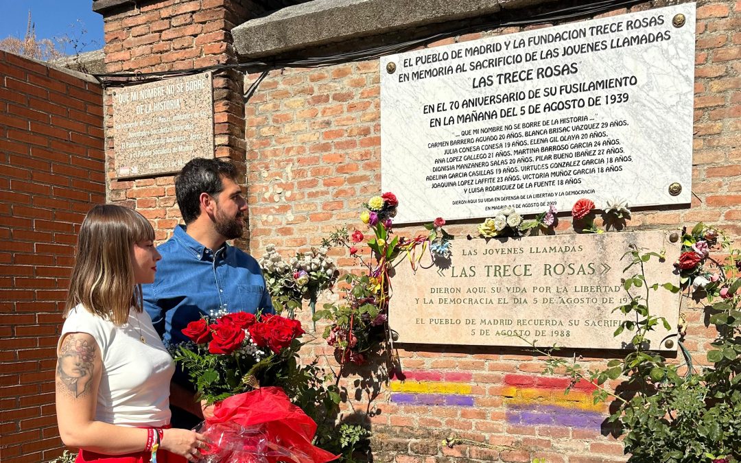 Víctor Camino: “Todo demócrata debería reconocer la lucha de ‘Las Trece Rosas’ 85 años después de que las fusilara la ultraderecha”