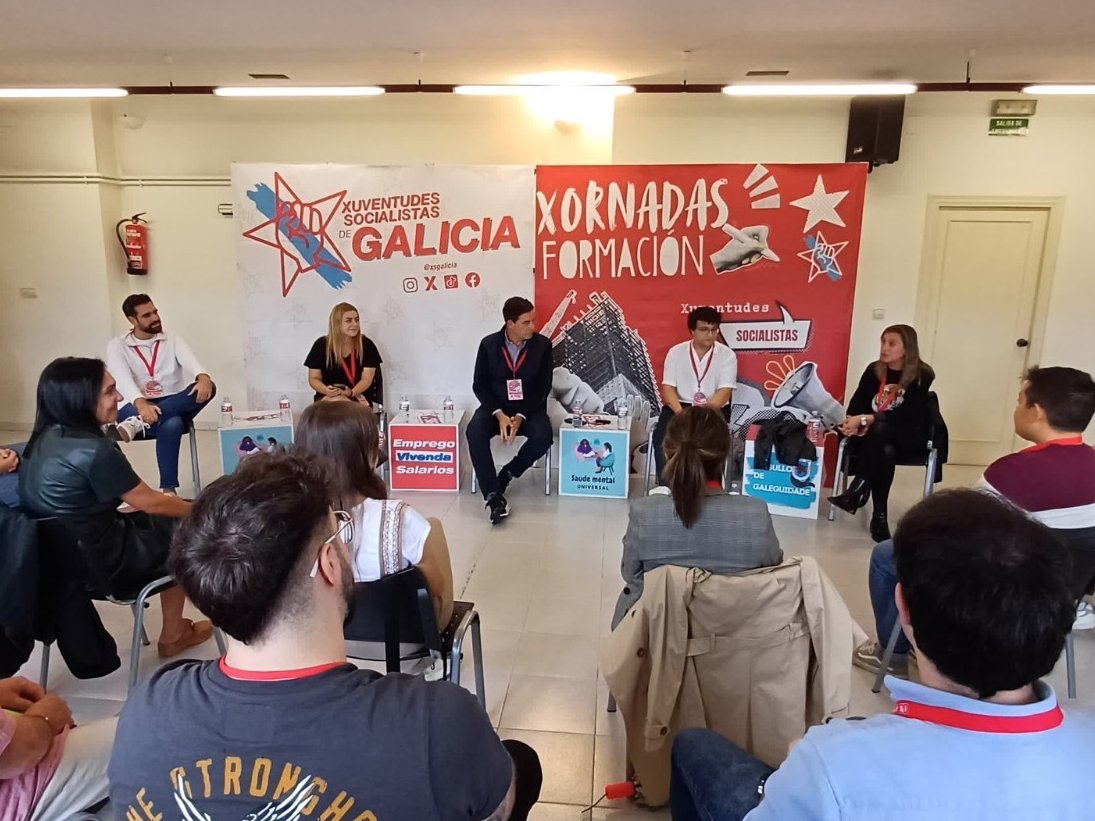 Escuelas de Xuventudes Socialistas de Galicia, en Ourense sobre vivienda y salud menta - JSE