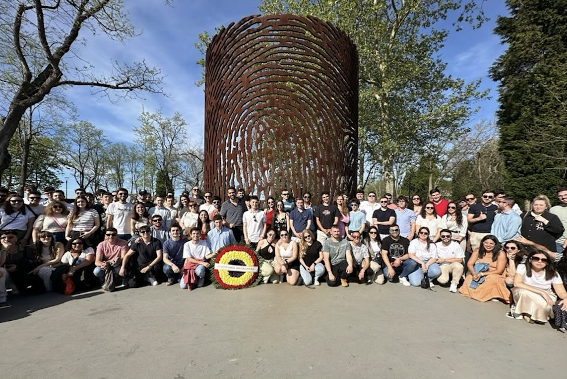 Homenaje a las víctimas que lucharon en la Guerra Civil en “La Huella”