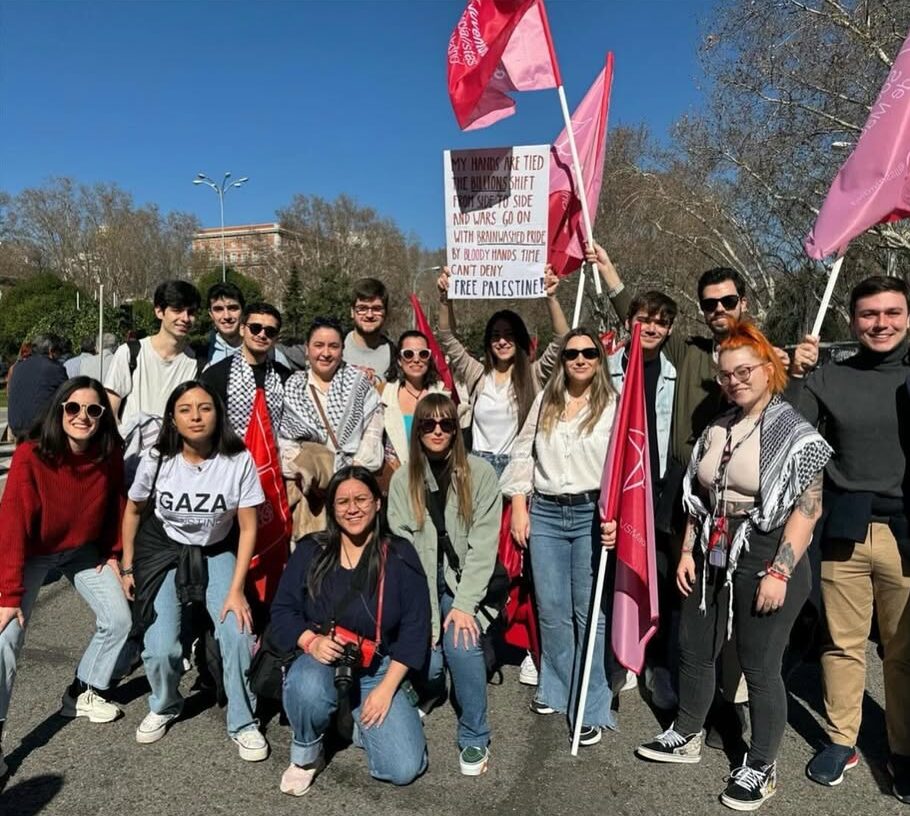 Manifestación por el pueblo palestino con JSM