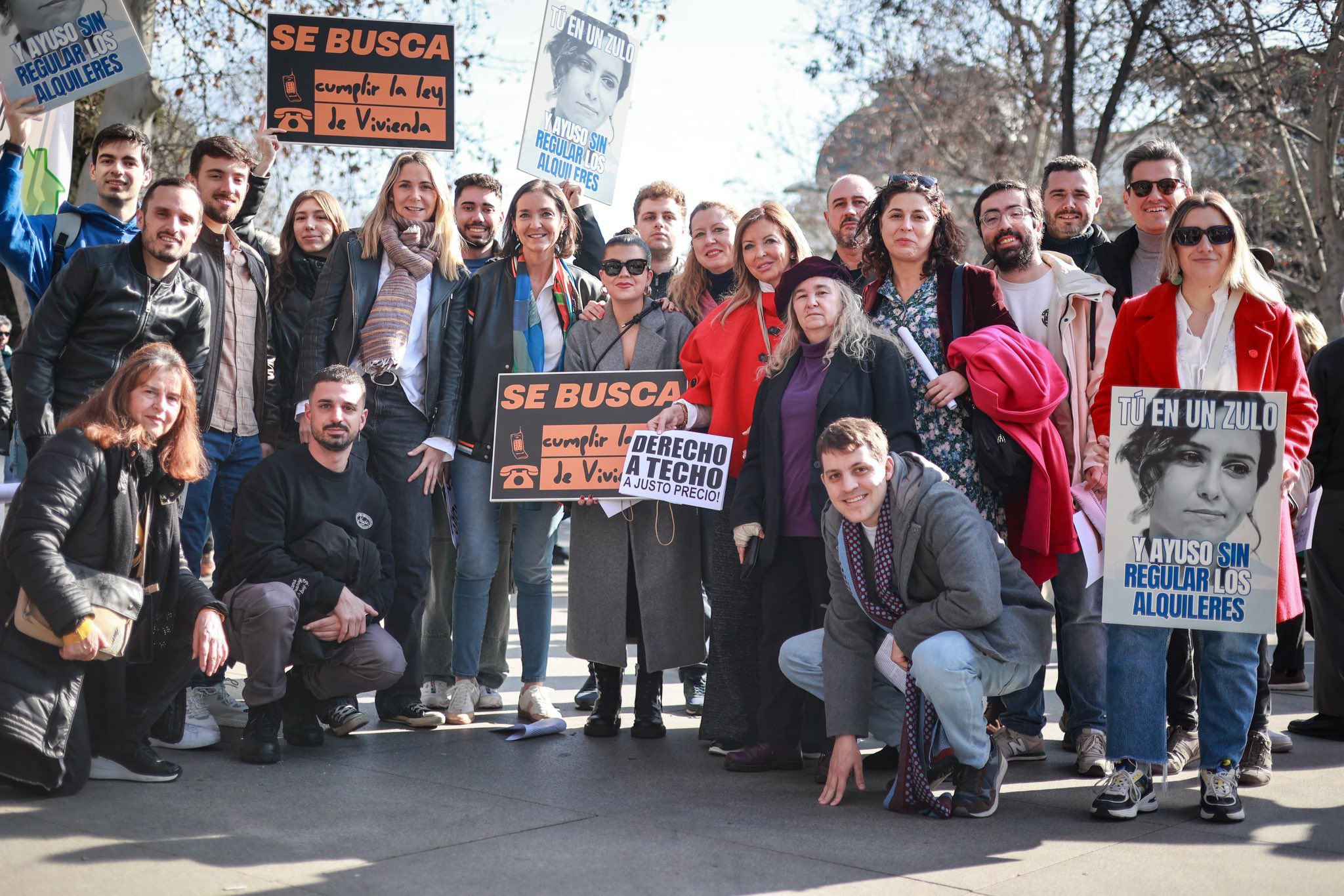 Manifestación de vivienda en Madrid